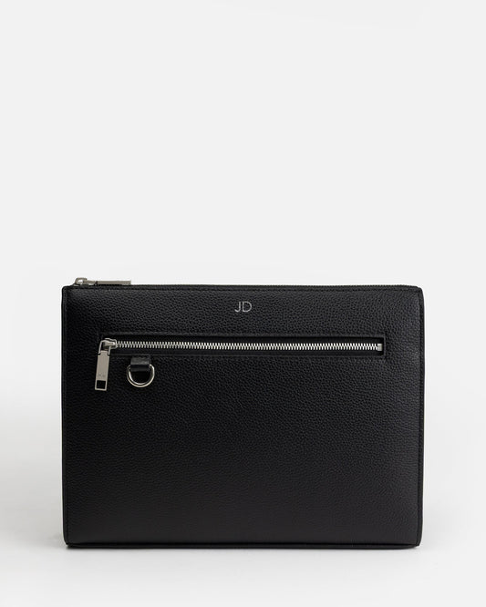 Image of Bags. Productname: Jude Travel Pouch Large Black in Black colour by brand - GROUP48