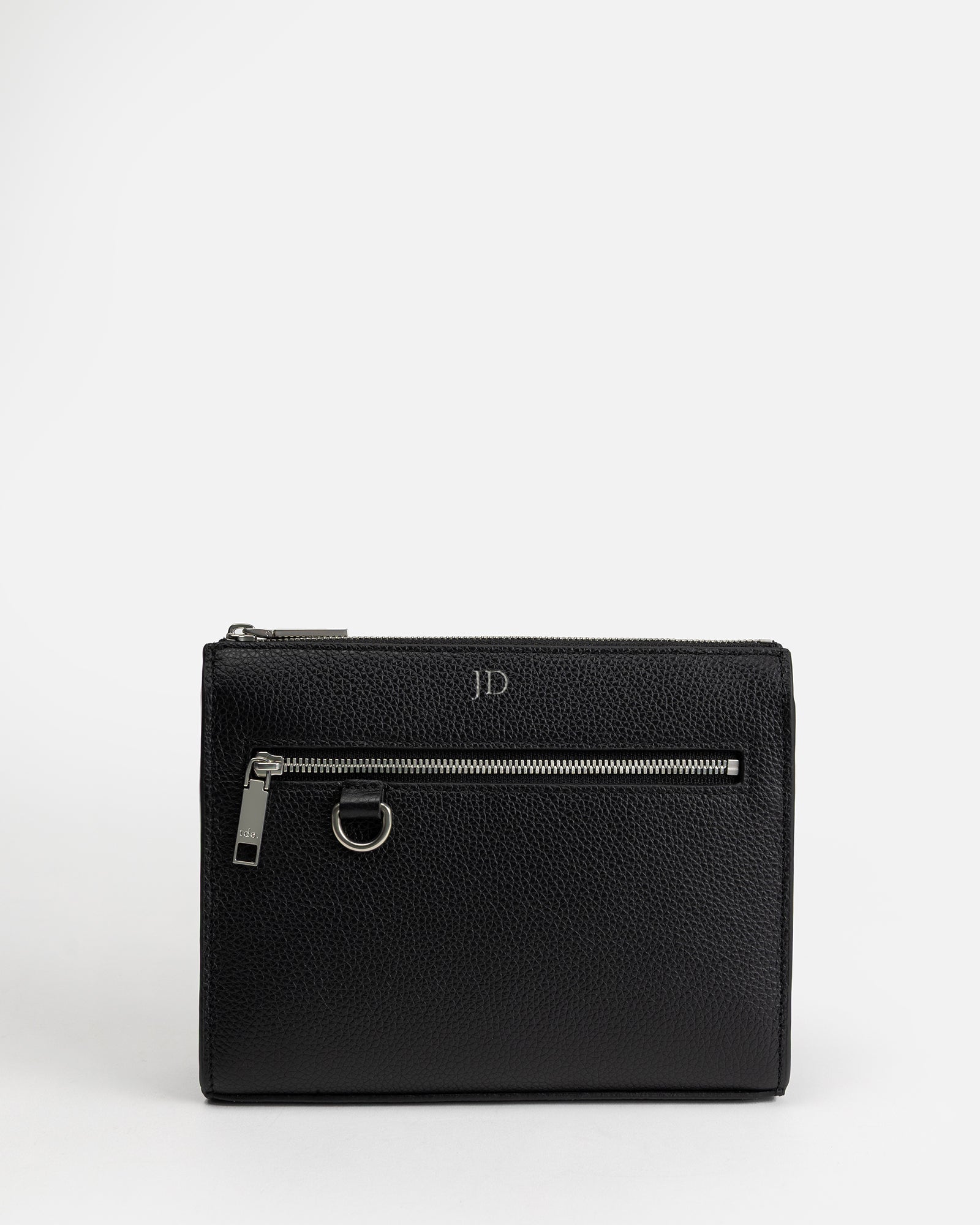 Image of Bags. Productname: Jude Travel Pouch Small Black in Black colour by brand - The Daily Edited