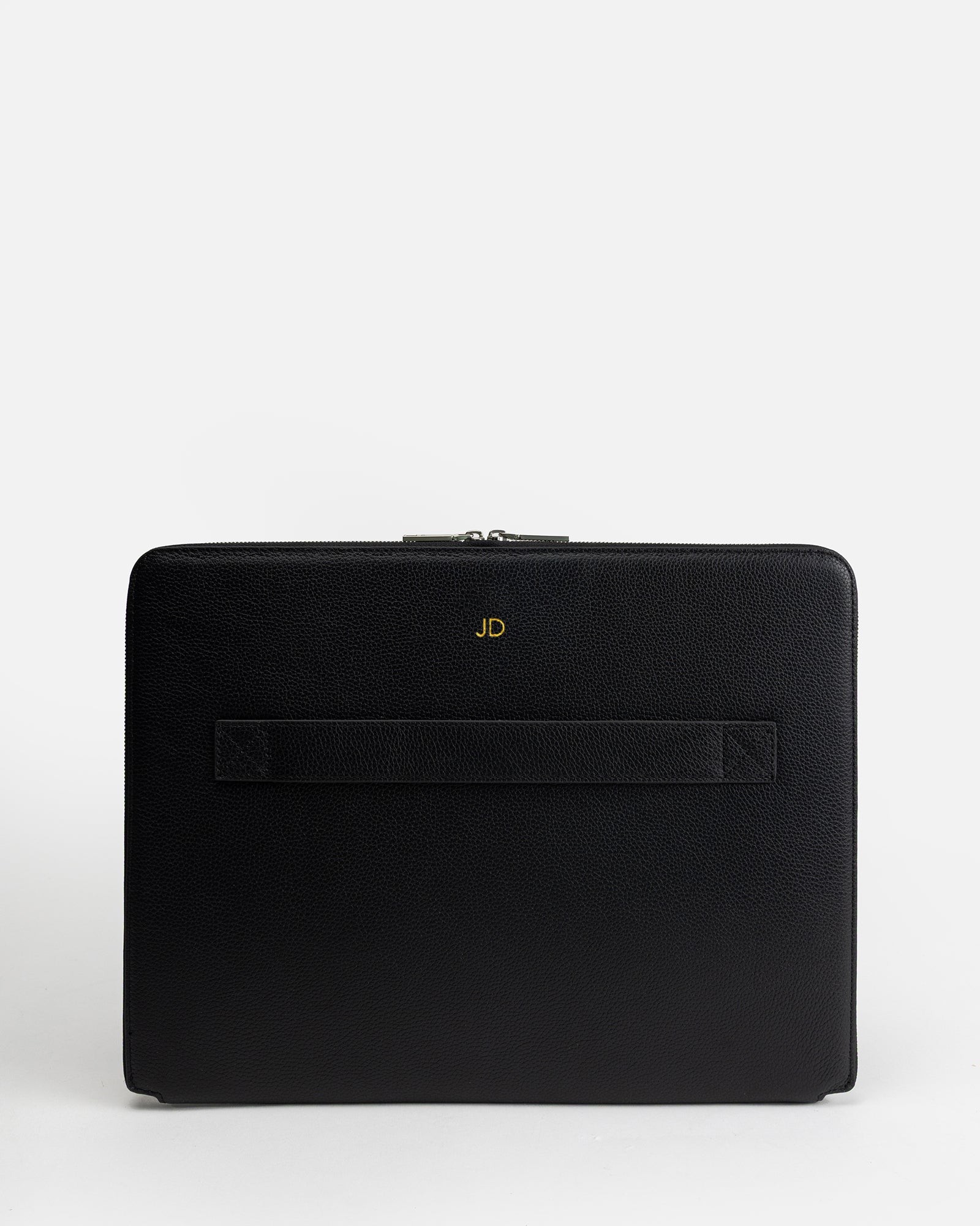 Image of Electronics Accessories. Product name - Jude 14" Laptop Case Black in Black colour by brand - The Daily Edited
