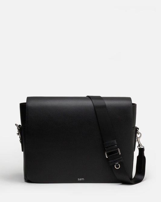 Image of Bags. Product name - Jude Messenger Bag Black in Black colour by brand - GROUP48