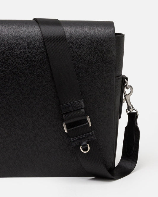Image of Bags. Productname: The Daily Edited Jude Messenger Bag Black in Black colour by brand - The Daily Edited