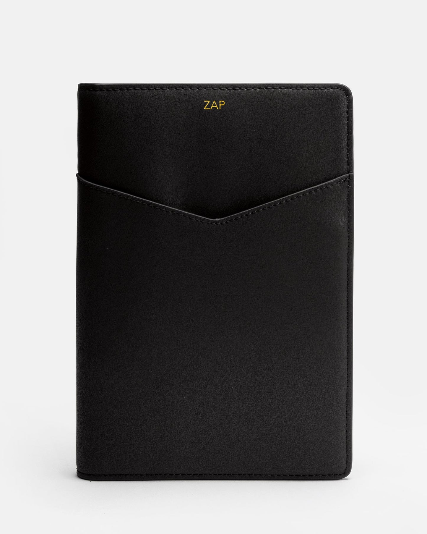 Image of Others. Productname: Zaphia A5 Notebook Cover Black in Black colour by brand - The Daily Edited