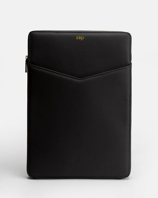 Image of Electronics Accessories. Product name - Zaphia 14" Laptop Case Black in Black colour by brand - The Daily Edited