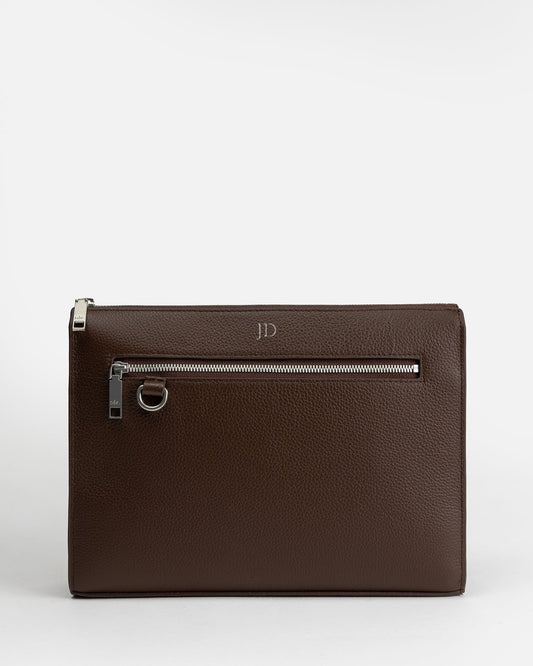 Image of Bags. Productname: Jude Travel Pouch Large Chestnut in Chestnut colour by brand - GROUP48