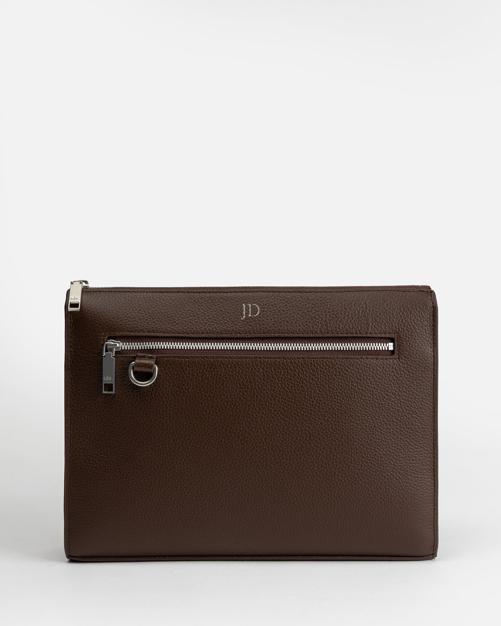 Image of Bags. Productname: Jude Travel Pouch Large Chestnut in Chestnut colour by brand - The Daily Edited