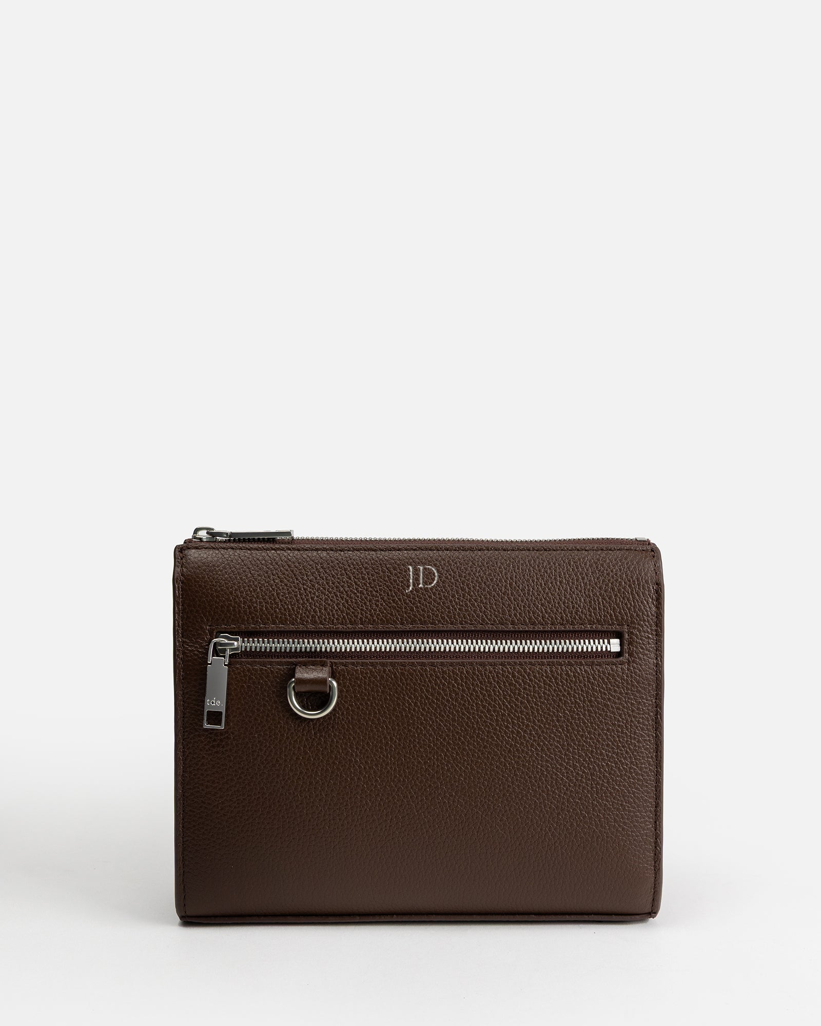 Image of Bags. Productname: Jude Travel Pouch Small Chestnut in Chestnut colour by brand - The Daily Edited