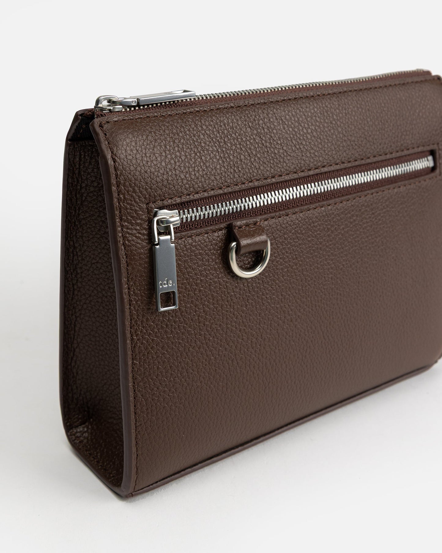 Image of Bags. Productname: The Daily Edited Jude Travel Pouch Small Chestnut in Chestnut colour by brand - The Daily Edited