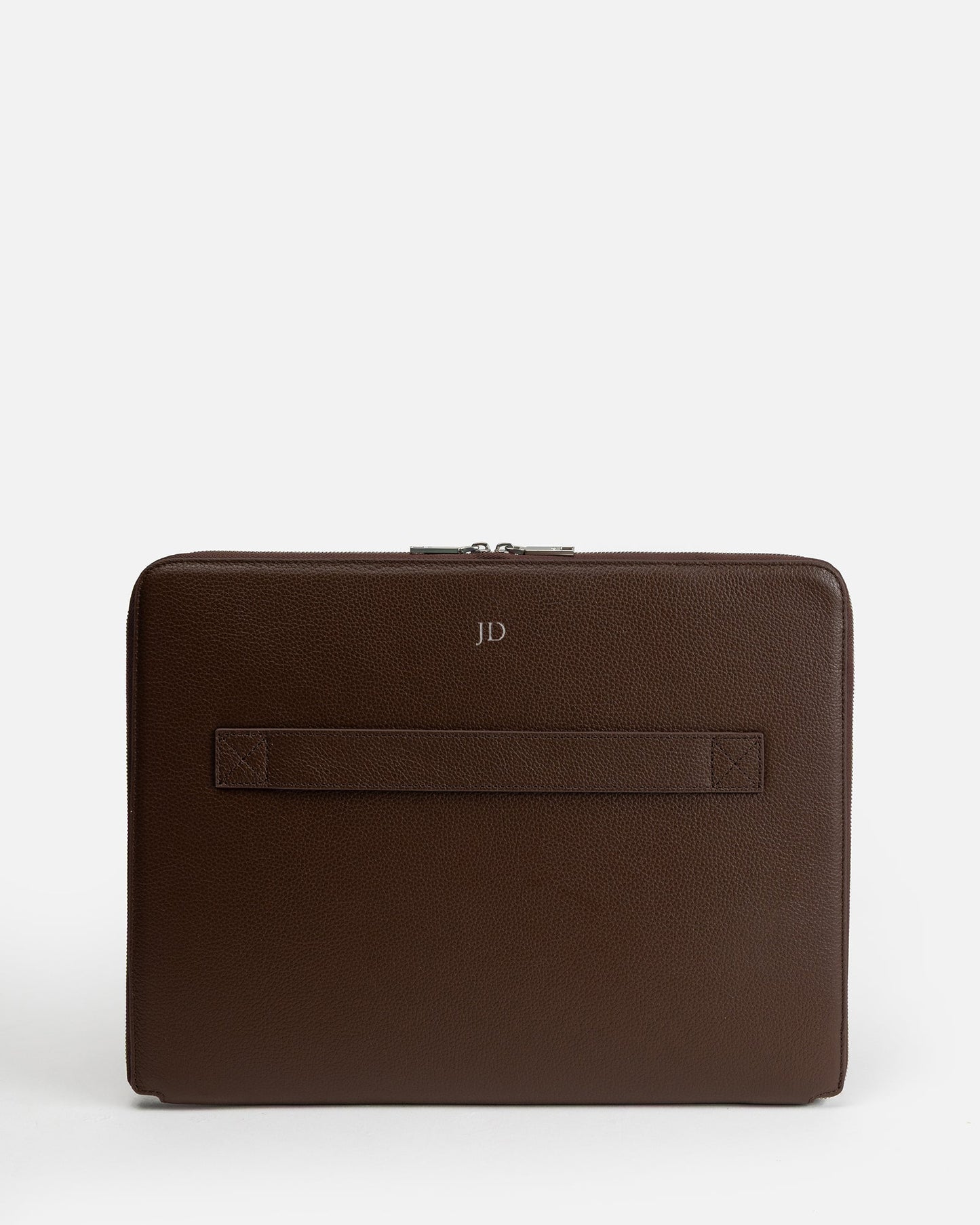 Image of Electronics Accessories. Product name - Jude 14" Laptop Case Chestnut in Chestnut colour by brand - The Daily Edited