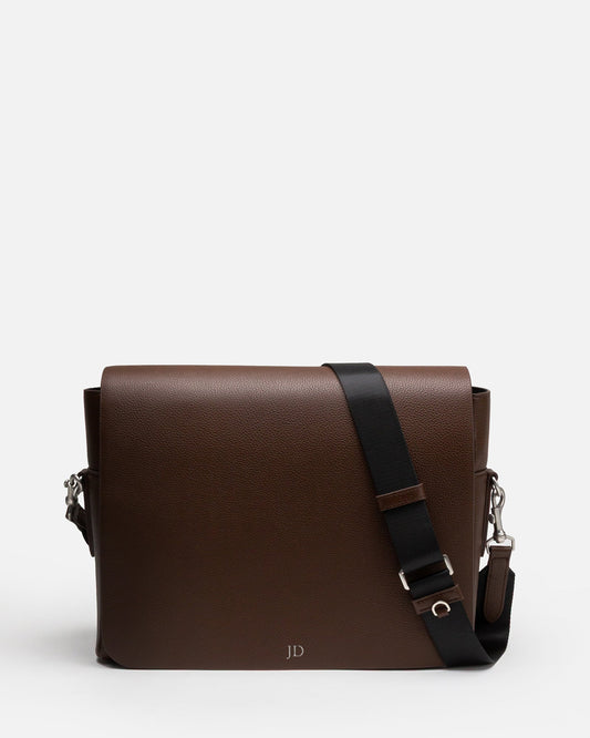 Image of Bags. Productname: Jude Messenger Bag Chestnut in Chestnut colour by brand - GROUP48