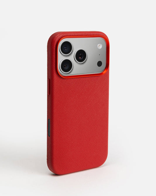 Image of Electronics Accessories. Productname: The Daily Edited iPhone 17 Pro Case Scarlet in Scarlet colour by brand - The Daily Edited