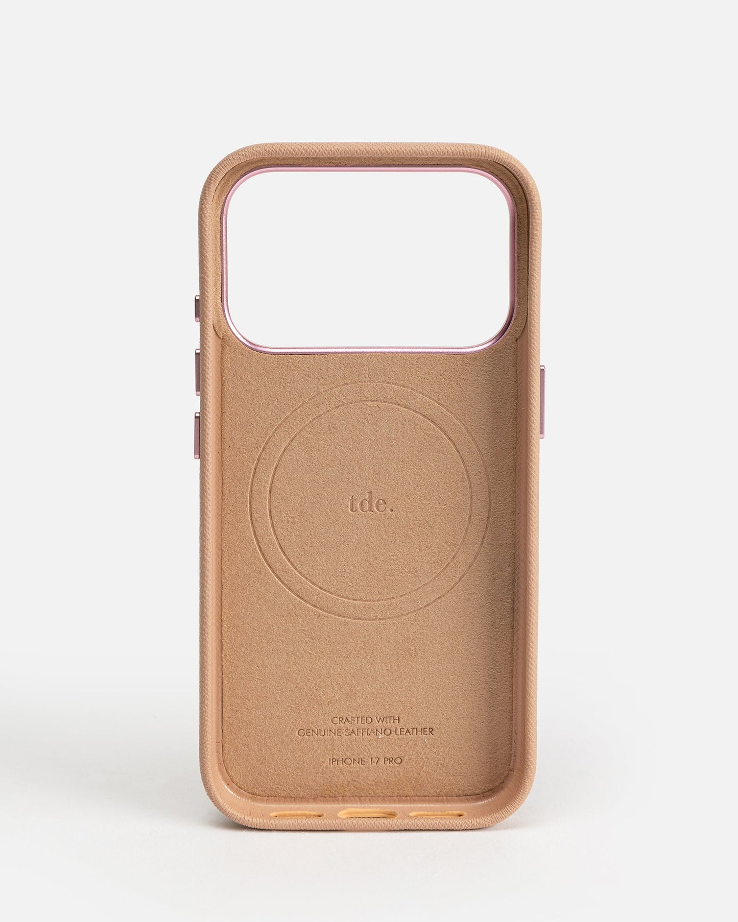 The Daily Edited iPhone 17 Pro Case Peach (Blush)