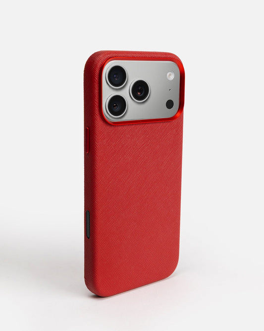 Image of Electronics Accessories. Productname: The Daily Edited iPhone 17 Pro Max Case Scarlet in Scarlet colour by brand - The Daily Edited