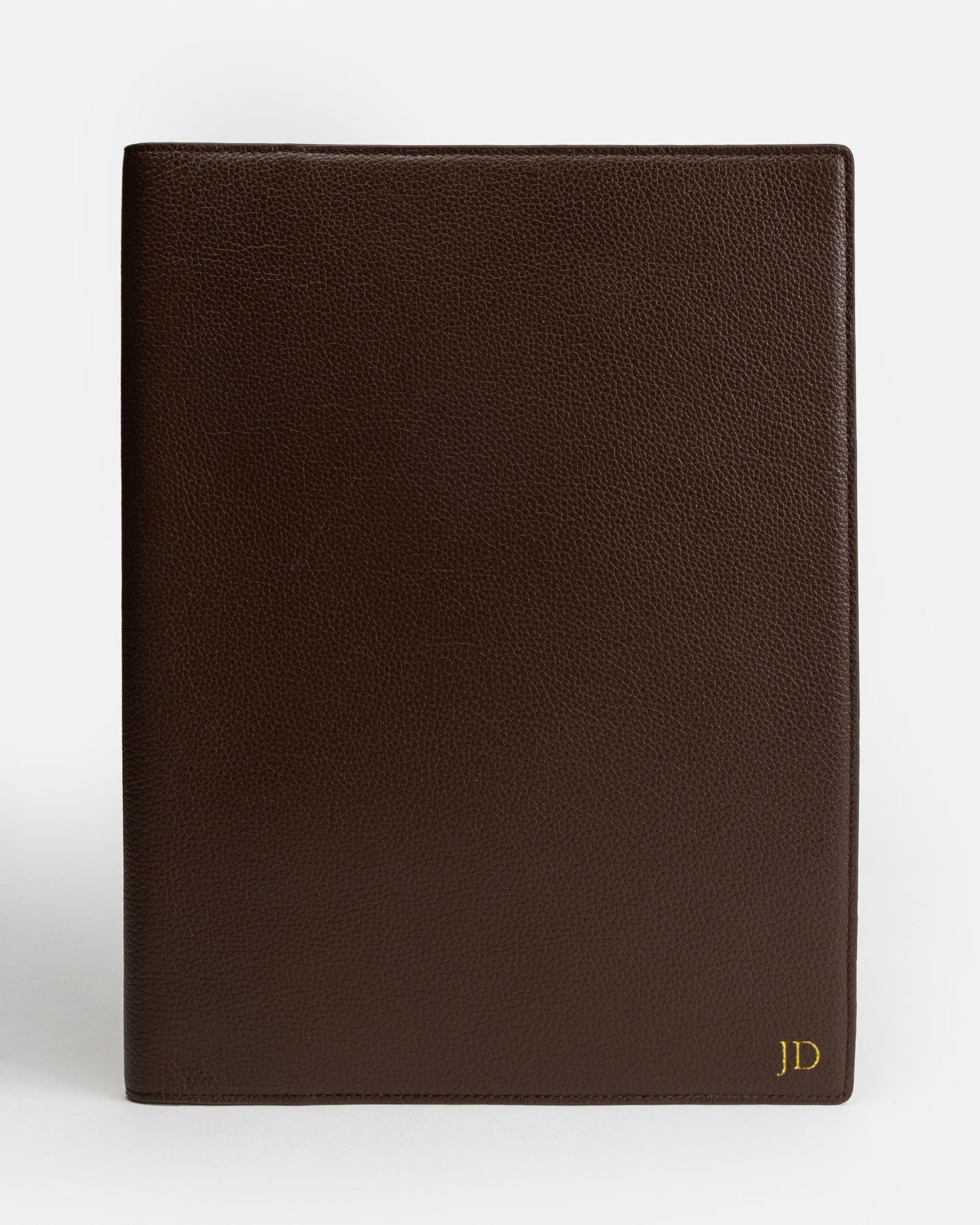 Image of Others. Productname: Jude A4 Notebook Holder Chestnut in Chestnut colour by brand - The Daily Edited
