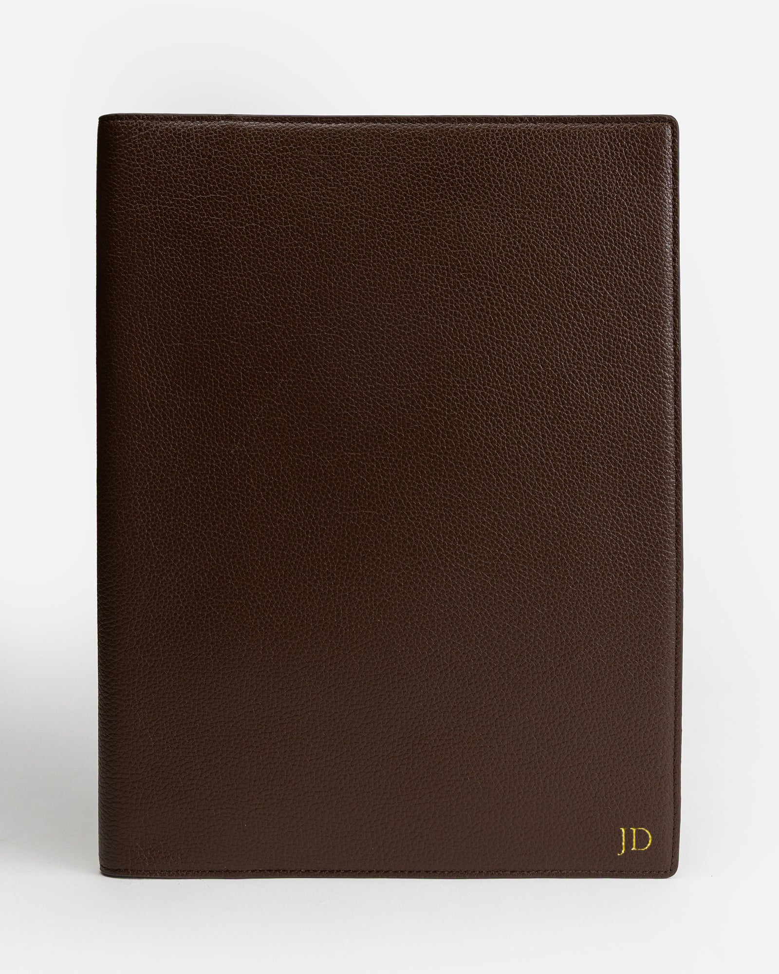 Image of Others. Productname: Jude A4 Notebook Holder Chestnut in Chestnut colour by brand - The Daily Edited