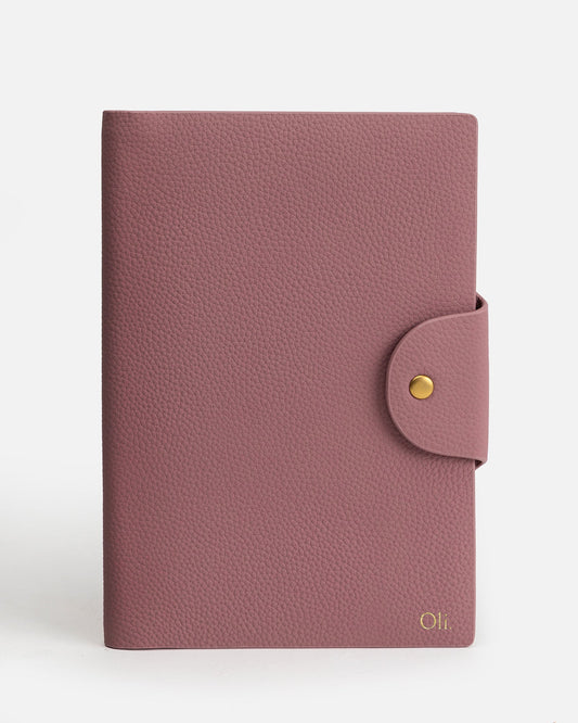 Image of Others. Productname: The Daily Edited Olivia A5 Notebook Holder Musk Mauve in Mauve colour by brand - The Daily Edited