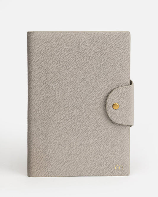 Image of Others. Productname: The Daily Edited Olivia A5 Notebook Holder Whisper Grey in Grey colour by brand - The Daily Edited