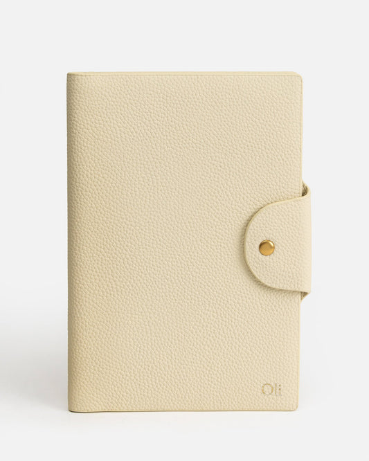 Image of Others. Productname: The Daily Edited Olivia A5 Notebook Holder Oat in Oat colour by brand - The Daily Edited