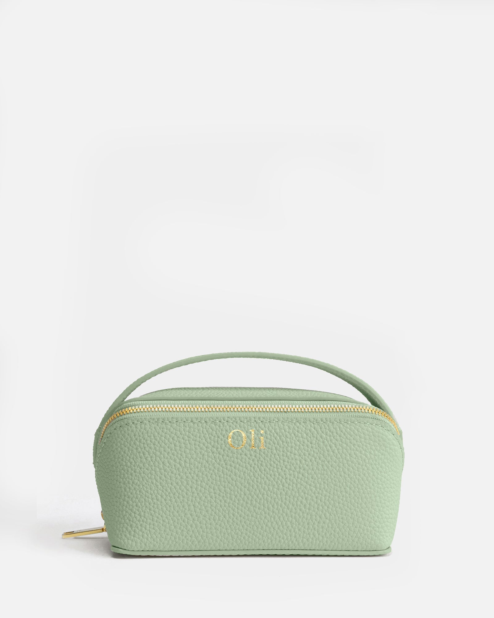 Image of Health & Beauty. Product name - Olivia Medium Travel Case Sage in Sage colour by brand - GROUP48