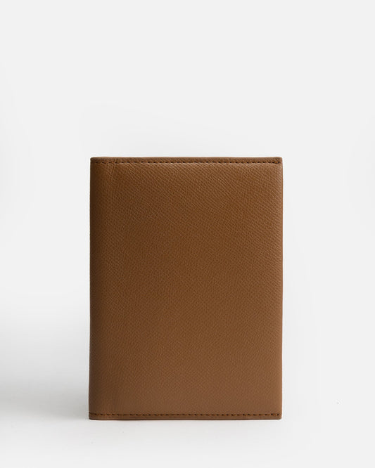 GROUP48 Essential Passport Sleeve Recycled Saffiano Rich (Tan)