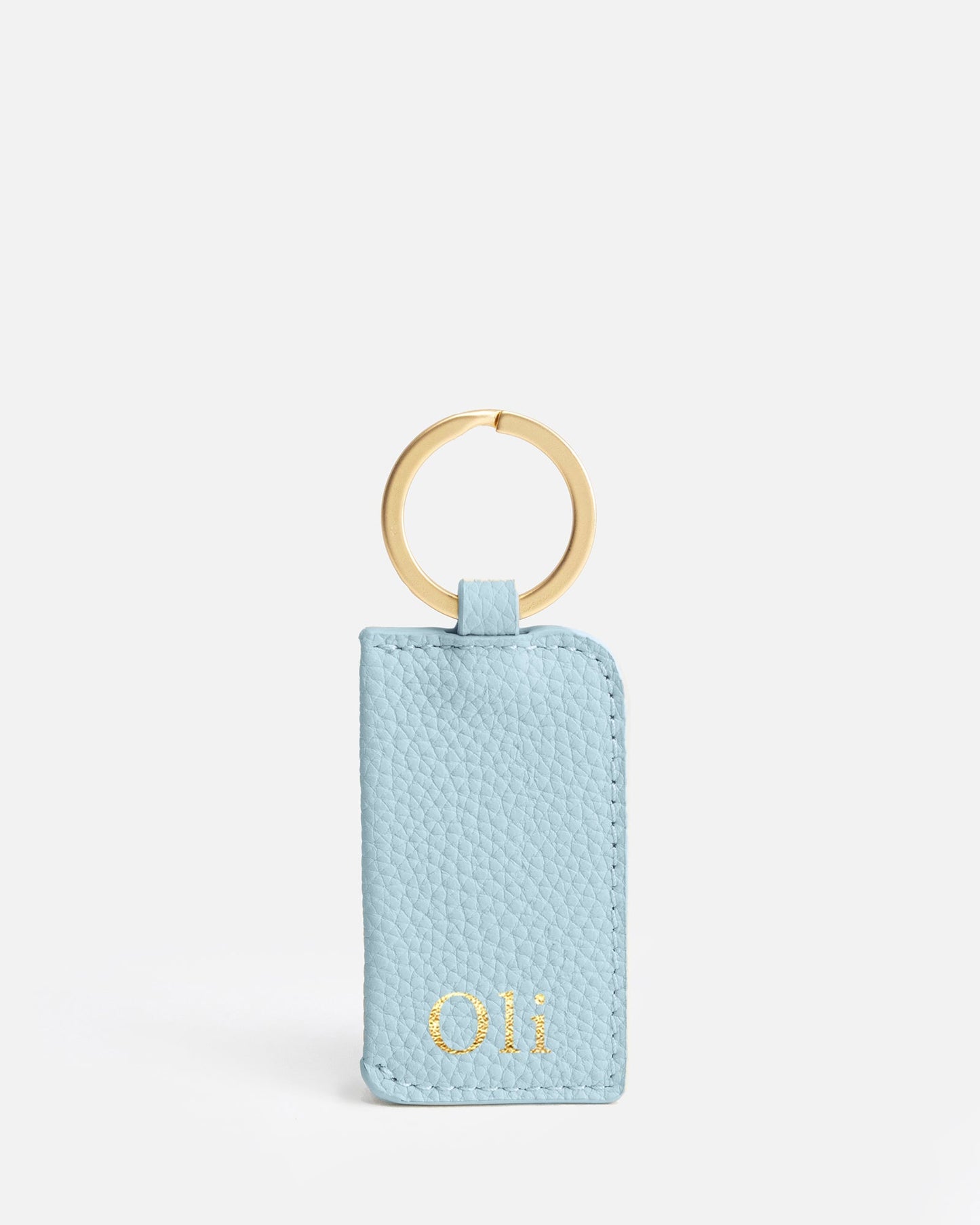 Image of Keychains. Product name - Olivia Keyring Baby Blue in Blue colour by brand - The Daily Edited