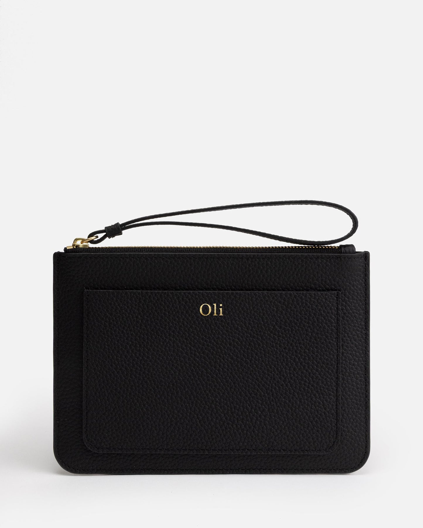 Image of Bags. Product name - Olivia Pouch Black in Black colour by brand - GROUP48