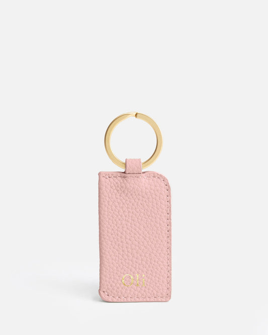 Image of Keychains. Product name - Olivia Keyring Soft Pink in Pink colour by brand - The Daily Edited