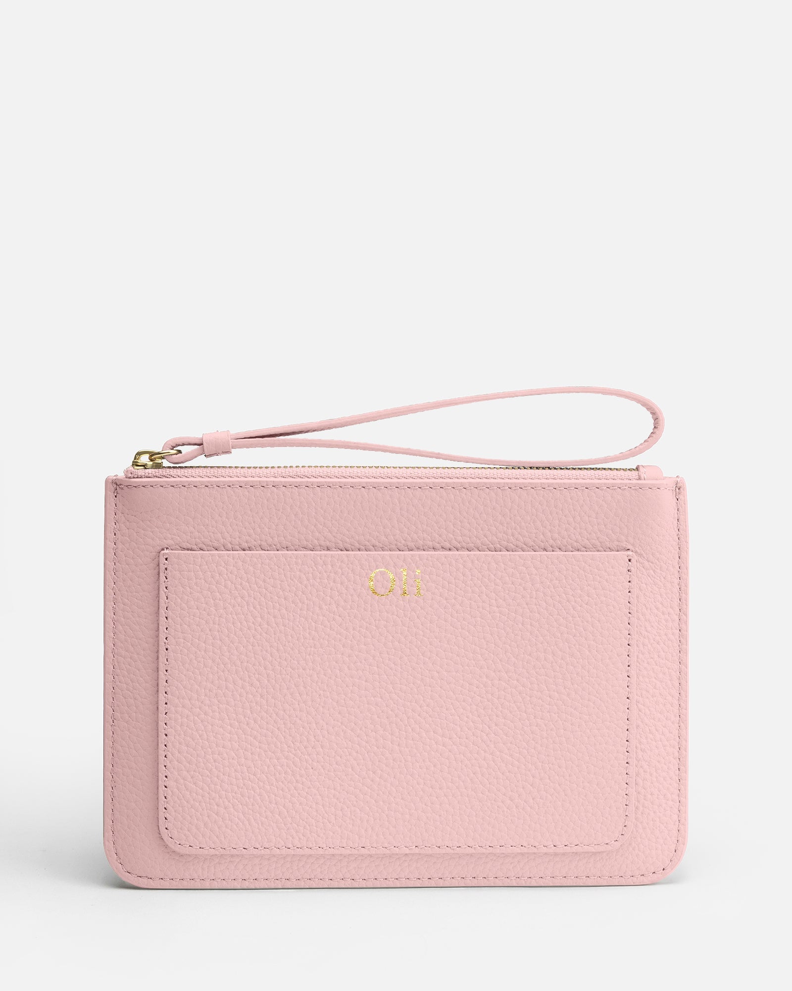Image of Bags. Product name - Olivia Pouch Soft Pink in Pink colour by brand - The Daily Edited