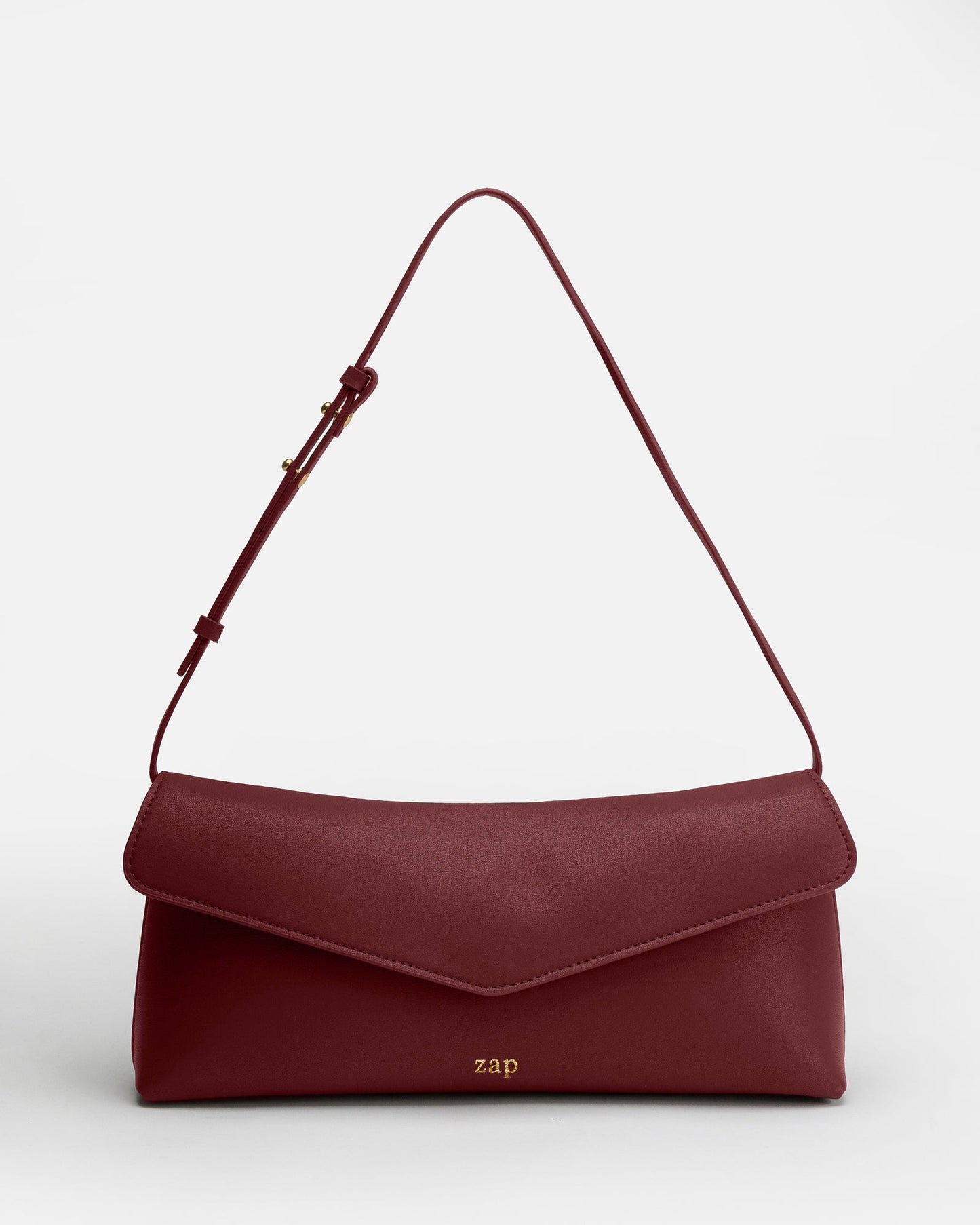 Image of Bags. Product name - Zaphia Evening Shoulder Bag Ruby Wine in Wine colour by brand - The Daily Edited