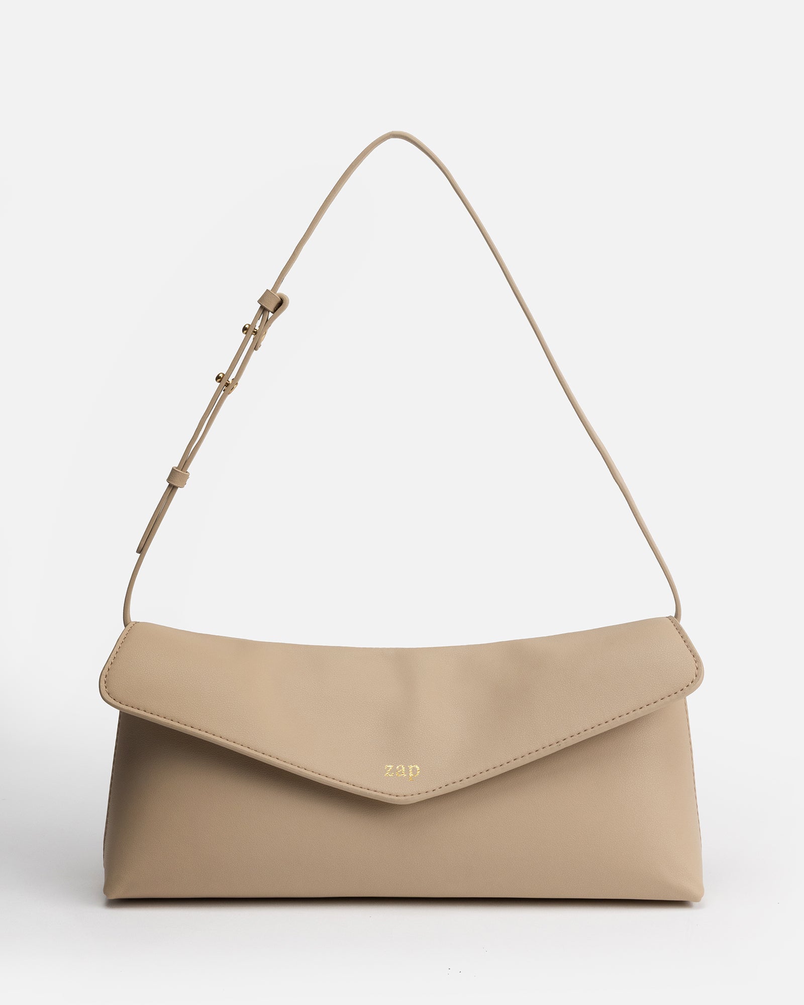 Image of Bags. Product name - Zaphia Evening Shoulder Bag Irish Cream in Cream colour by brand - The Daily Edited