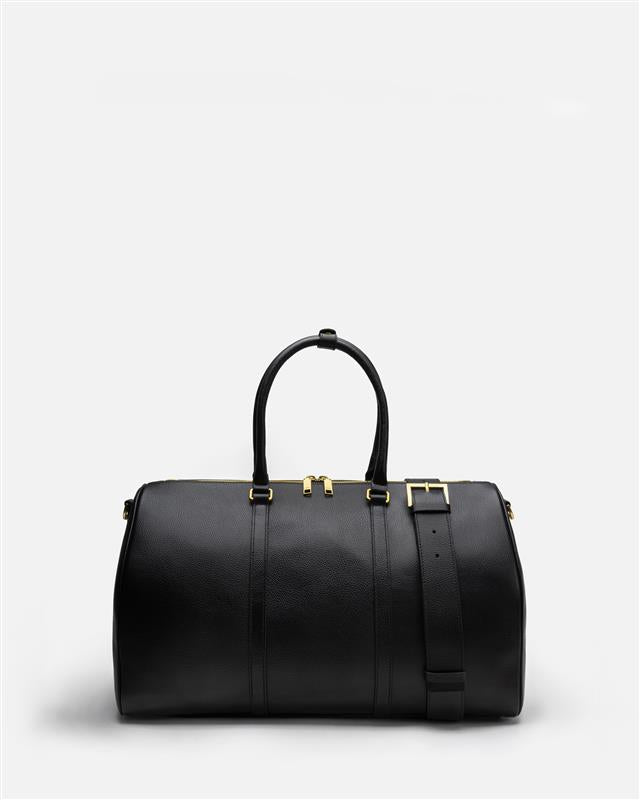 GROUP48 Jude Weekend Bag Small and Gold (Black)