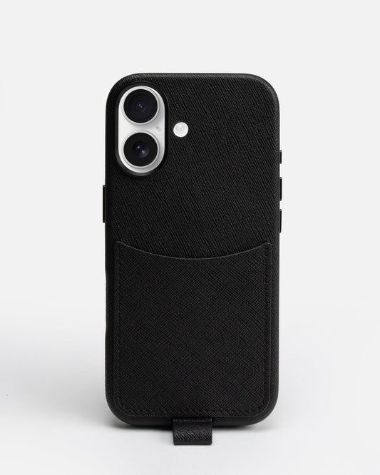 GROUP48 iPhone 17 Case with Crossbody Strap (Black)