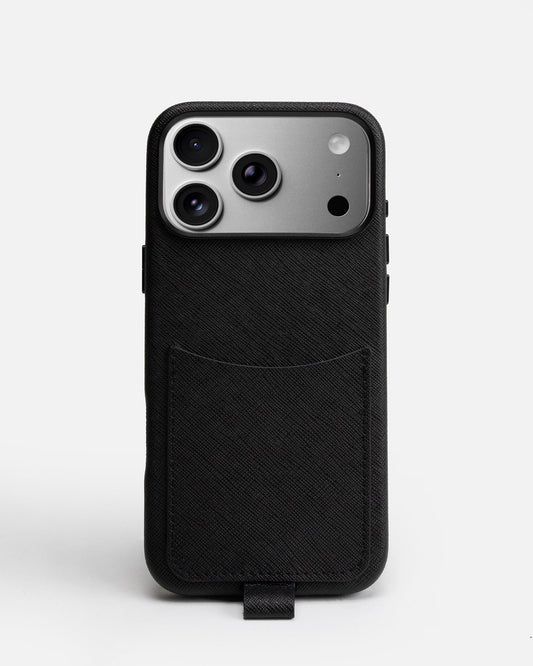 GROUP48 iPhone 17 Pro Max Case with Crossbody Strap (Black)