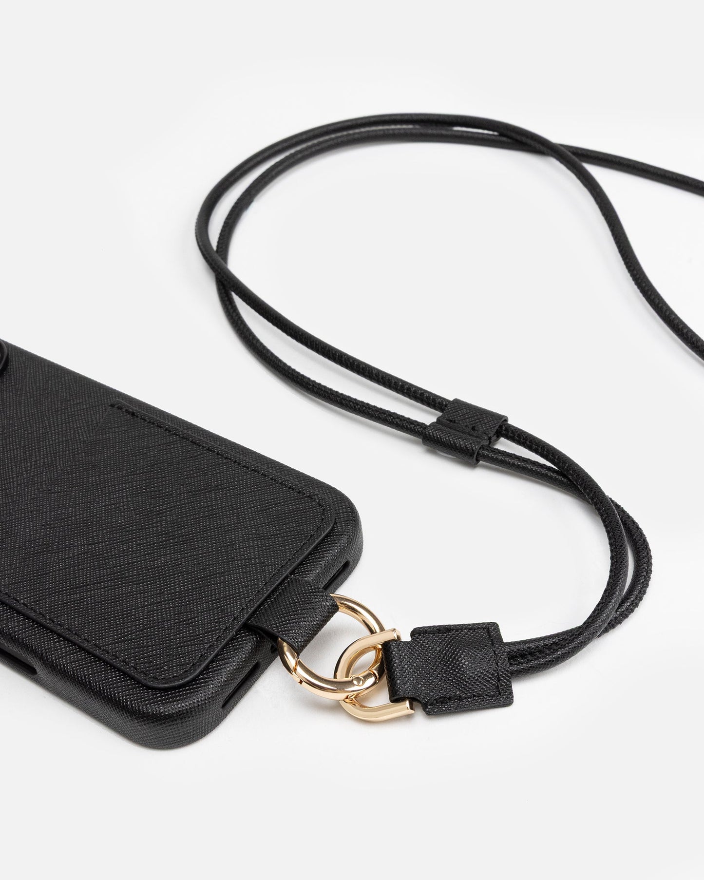 GROUP48 iPhone 16 Pro Max Case with Crossbody Strap (Black)