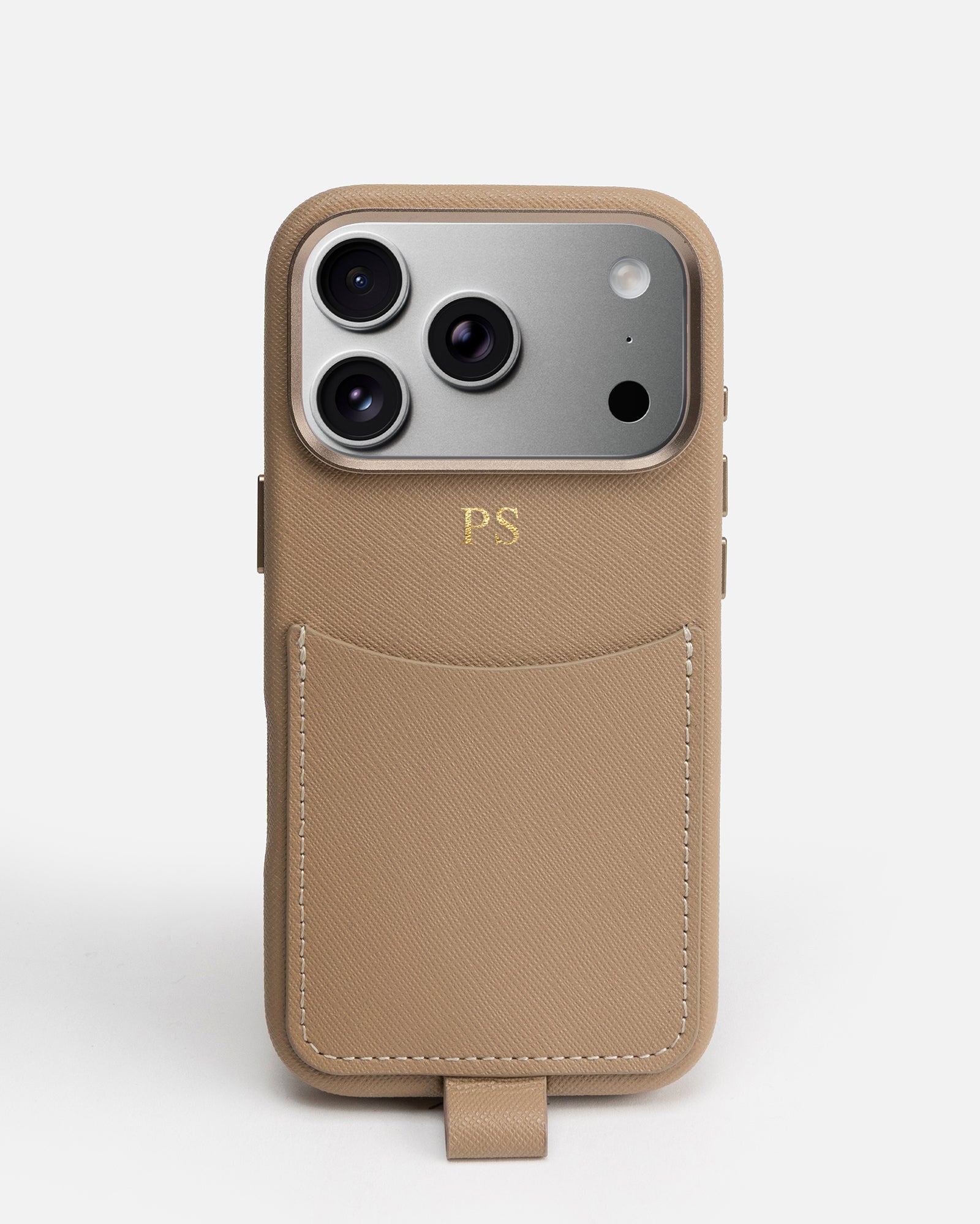 Image of Mobile Phone Cases. Product name - iPhone 17 Pro Case with Crossbody Strap Latte in Latte colour by brand - GROUP48