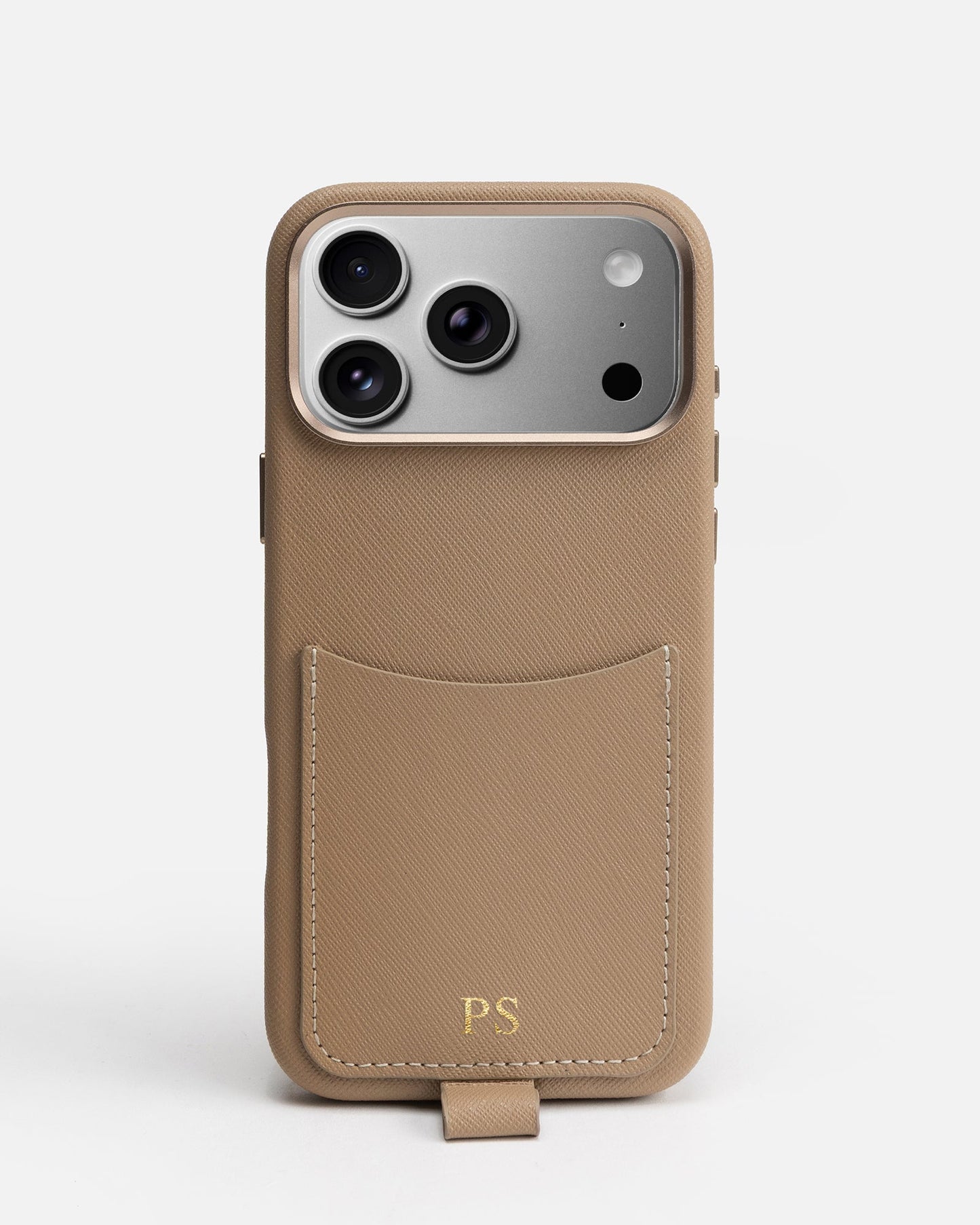 Image of Mobile Phone Cases. Product name - iPhone 17 Pro Max Case with Crossbody Strap Latte in Latte colour by brand - GROUP48