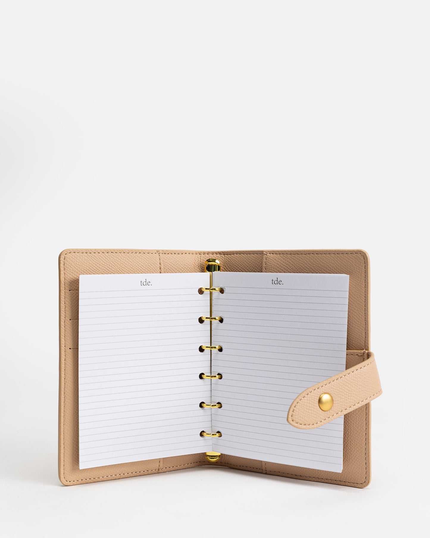 The Daily Edited Essentials A6 Ring Binder Notebooks (Pecan)