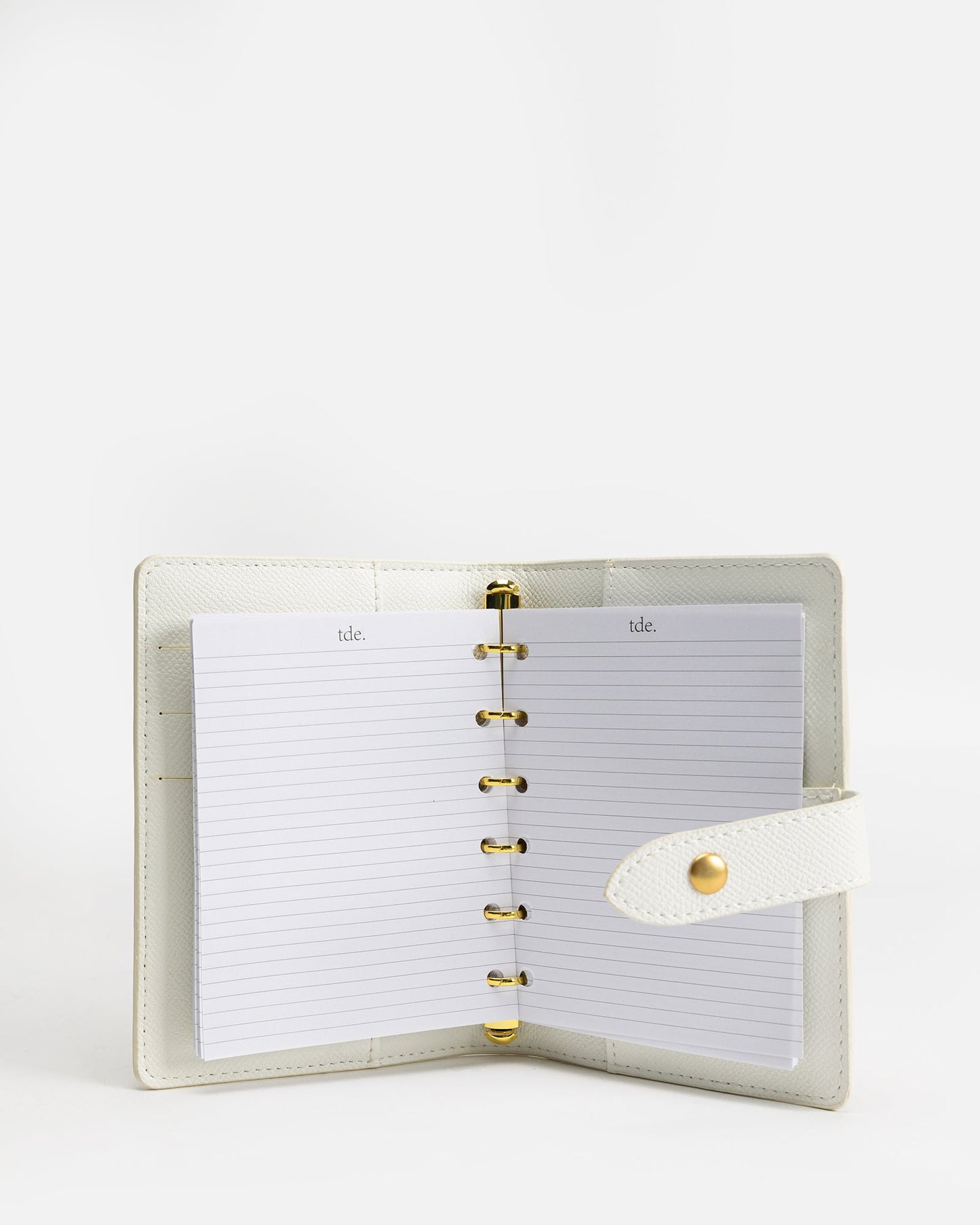 The Daily Edited Essentials A6 Ring Binder Notebooks (White)