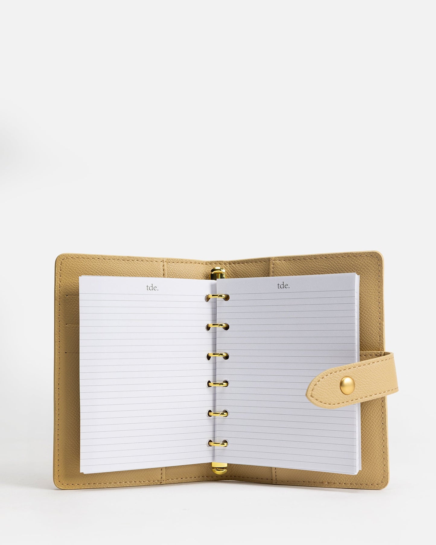 The Daily Edited Essentials A6 Ring Binder Notebooks (Sand)