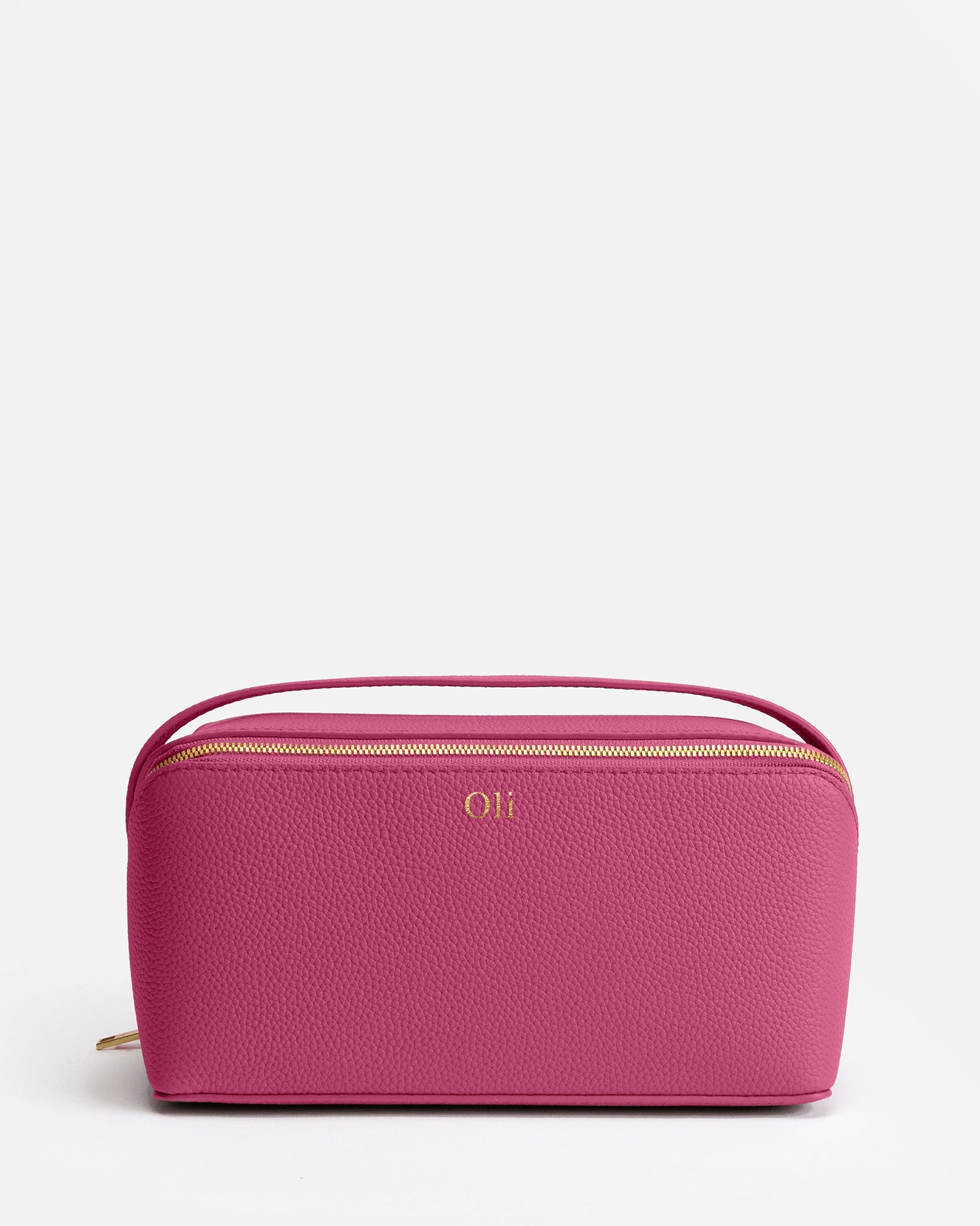 Image of Health & Beauty. Product name - OLIVIA LARGE TRAVEL CASE in Fushia colour by brand - GROUP48