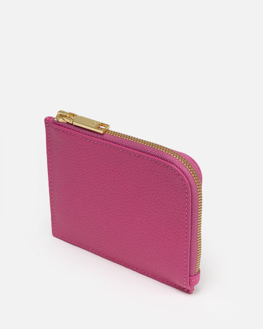 Image of Wallets & Money Clips. Product name - OLIVIA WALLET WITH CARD HOLDER in Fushia colour by brand - GROUP48