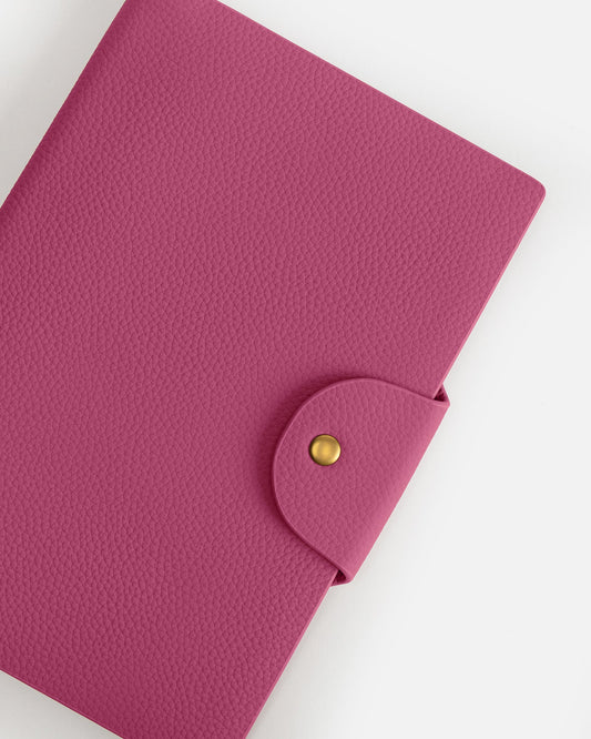 Image of Notebooks & Notepads. Product name - OLIVIA A5 NOTEBOOK HOLDER in Fushia colour by brand - GROUP48