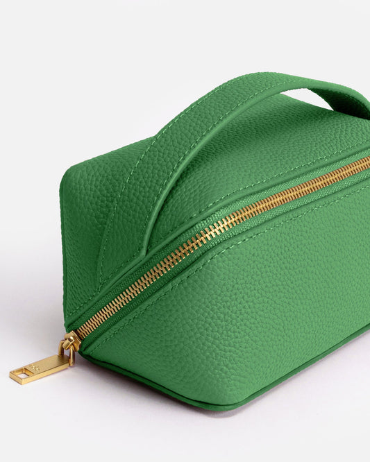 Image of Health & Beauty. Product name - Olivia Medium Travel Case Emerald in Emerald colour by brand - The Daily Edited