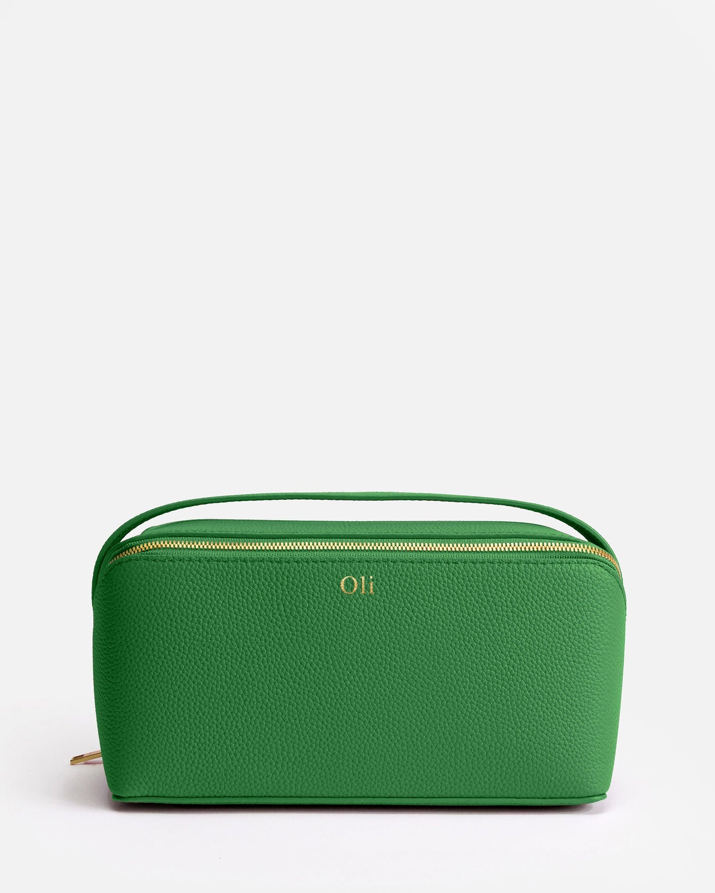 Image of Health & Beauty. Product name - OLIVIA LARGE TRAVEL CASE in Emerald colour by brand - GROUP48