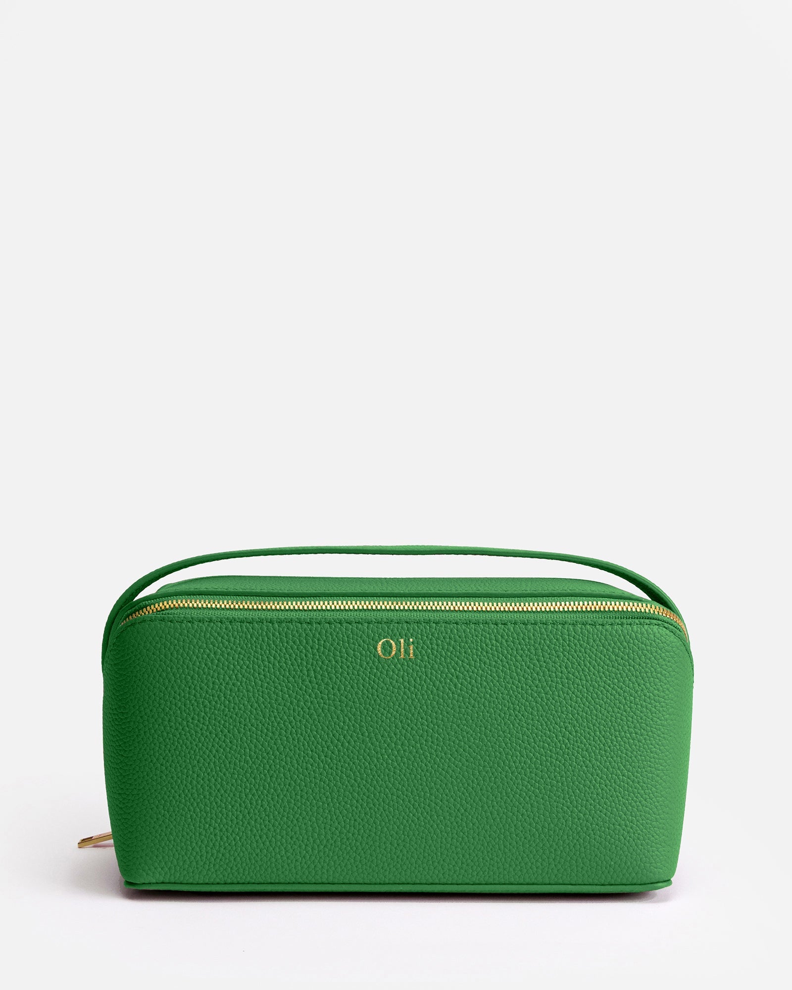 Image of Health & Beauty. Product name - OLIVIA LARGE TRAVEL CASE in Emerald colour by brand - GROUP48