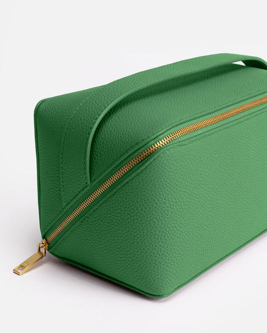 Image of Health & Beauty. Product name - OLIVIA LARGE TRAVEL CASE in Emerald colour by brand - GROUP48