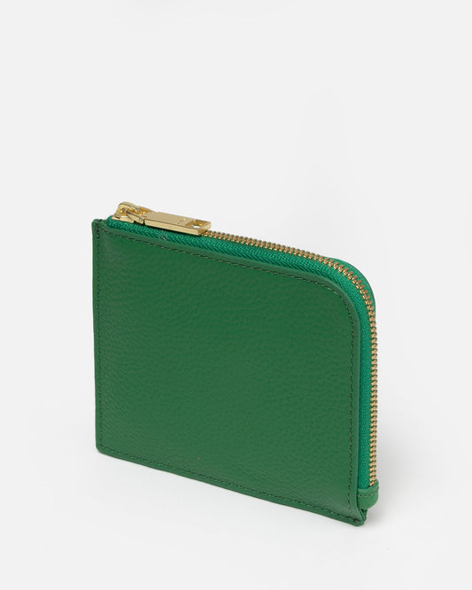 Image of Wallets & Money Clips. Product name - OLIVIA WALLET WITH CARD HOLDER in Emerald colour by brand - GROUP48