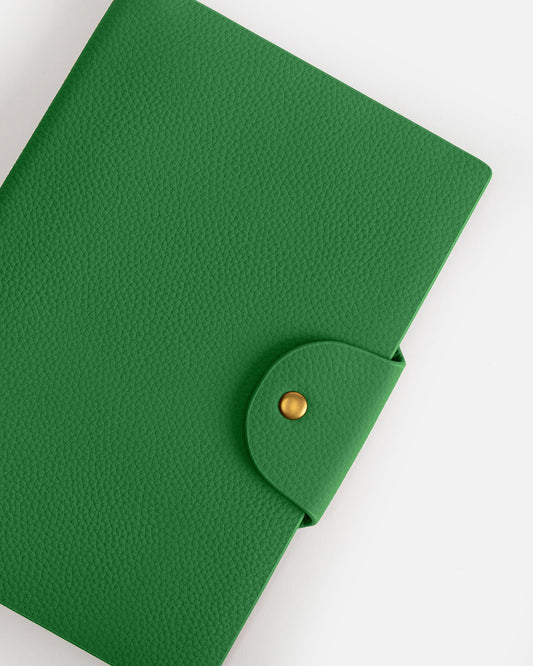 Image of Notebooks & Notepads. Product name - OLIVIA A5 NOTEBOOK HOLDER in Emerald colour by brand - GROUP48