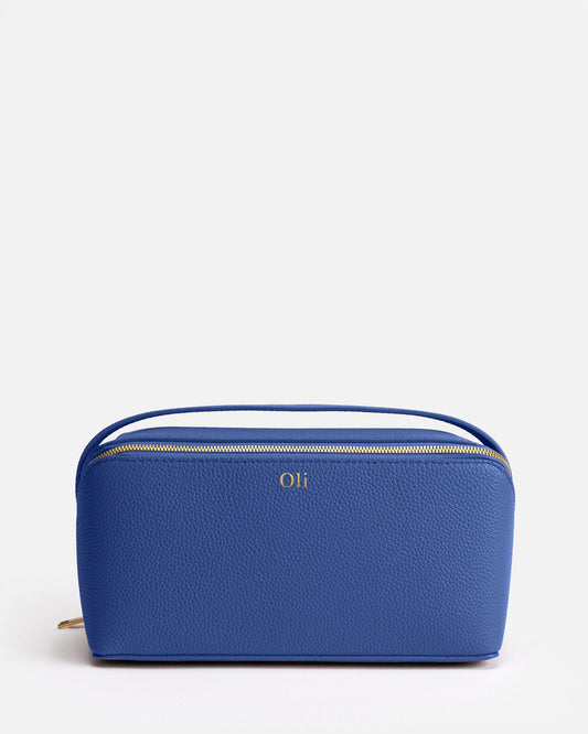 Image of Health & Beauty. Product name - Olivia Large Travel Case Ocean Blue in Blue colour by brand - GROUP48