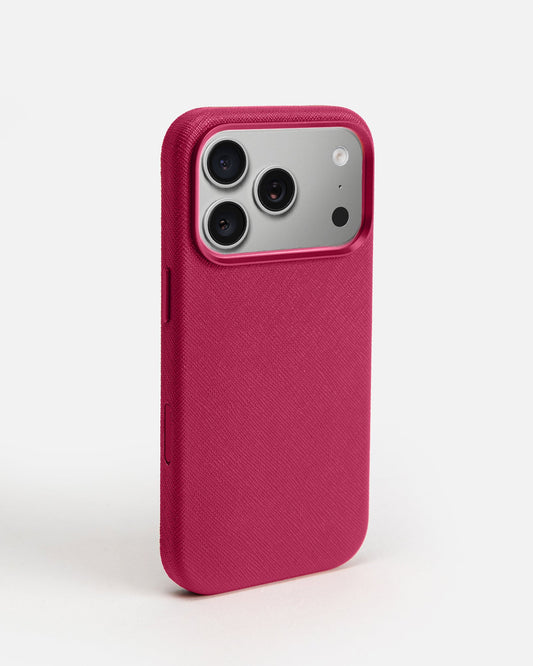 Image of Mobile Phone Cases. Product name - iPhone 17 Pro Case Fuchsia in Fuchsia colour by brand - GROUP48