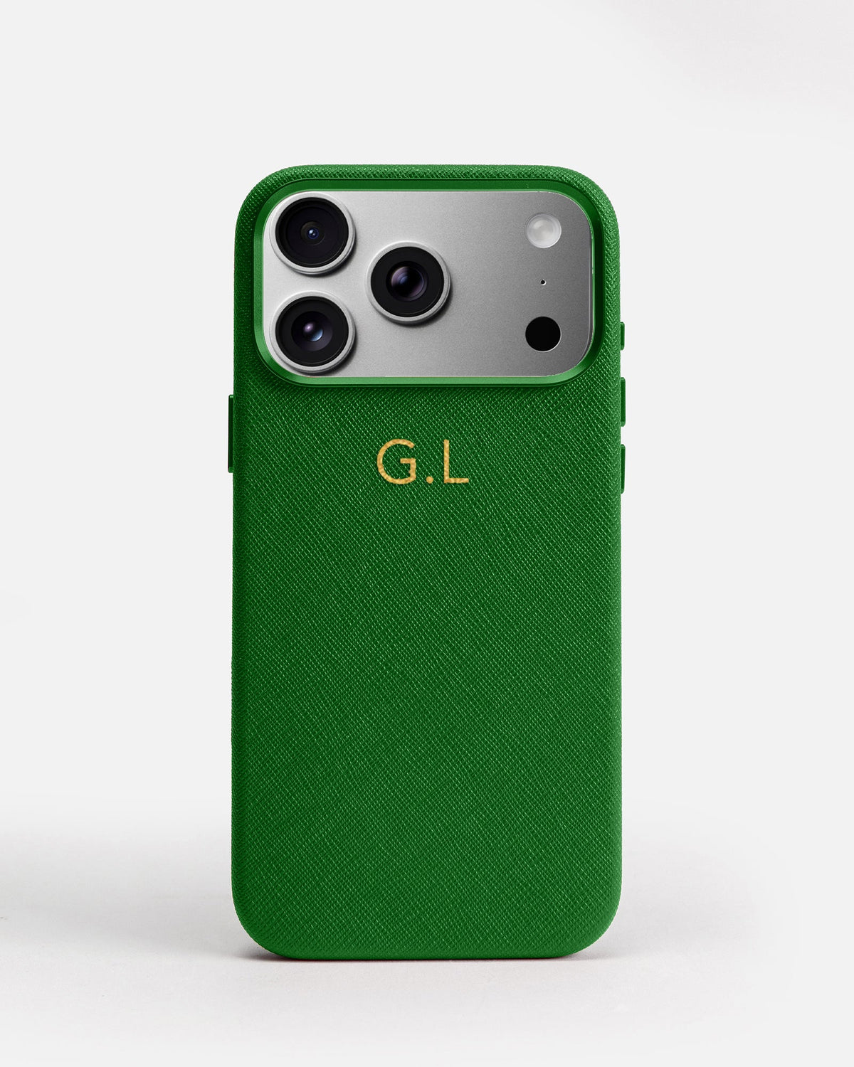 Image of Mobile Phone Cases. Product name - iPhone 17 Pro Max Case Emerald in Emerald colour by brand - The Daily Edited
